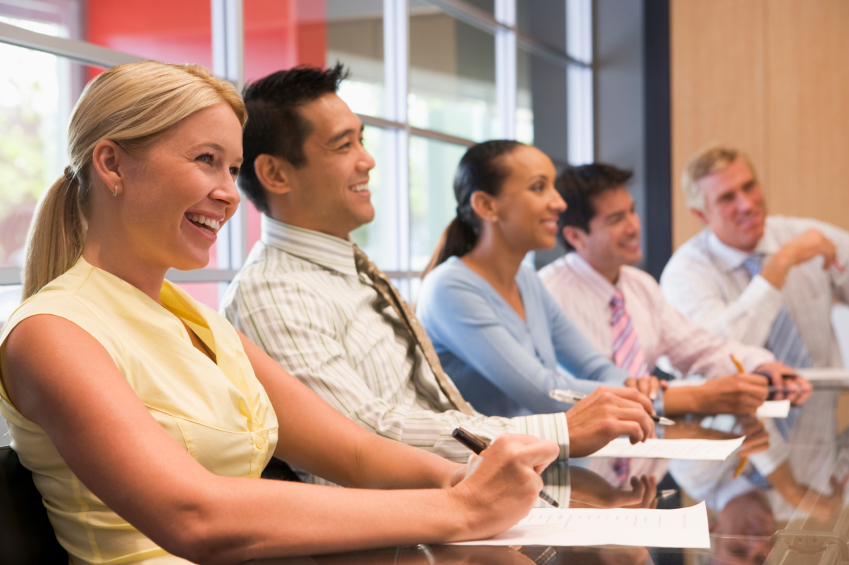 Stock Image of People At Table