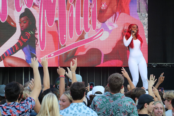 Rapper Flo Milli performs at Bentley