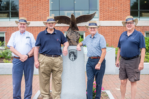 Alumni from the Class of 1971 were inducted into the Blue and Gold Society as part of their 50th Reunion celebration.