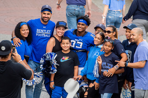 Families rallied around their favorite athletes.