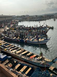 dock in Ghana