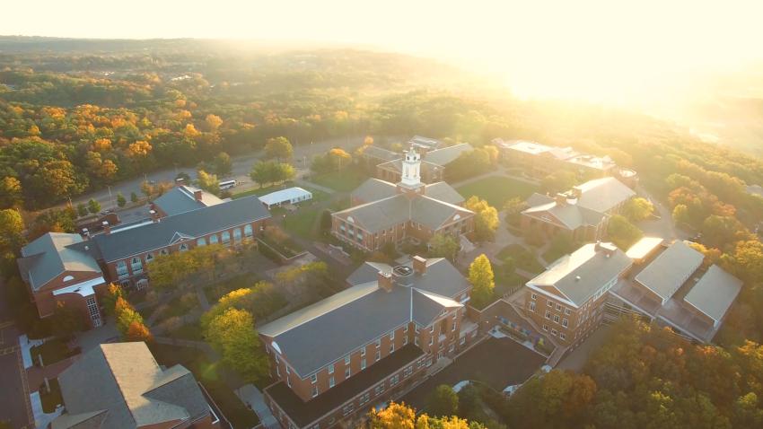 Aerial of campus