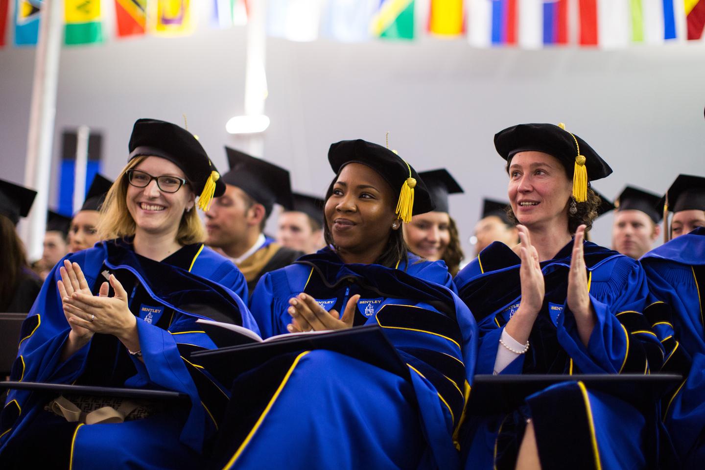 PhD in Business students graduating