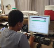 HUM Nurse Using EMR